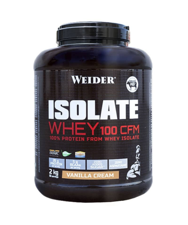 WEIDER ISOLATE WHEY 100 CFM PISTACHIO 420GR – foto del producto tienes contacta nuestro