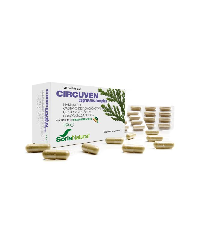 CAP C 19 CIRCUVEN XXI RUSC CIPRE HAMA CASTA 30CAP – foto del producto extracto liofilizado hamamelis CAP C 19 CIRCUVEN XXI RUSC CIPRE HAMA CASTA 30CAP – foto del producto extracto liofilizado hamamelis