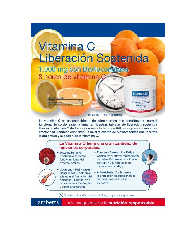 VITAMINA C LIBERACION SOSTENIDA 1700MG 100COMP – foto del producto vitamina celulosa liberacion VITAMINA C LIBERACION SOSTENIDA 1700MG 100COMP – foto del producto vitamina celulosa liberacion