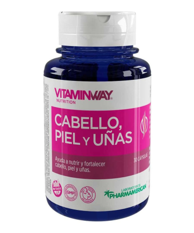 CABELLO PIEL Y UNAS 30 COMP – foto del producto vit ácido estabilizante