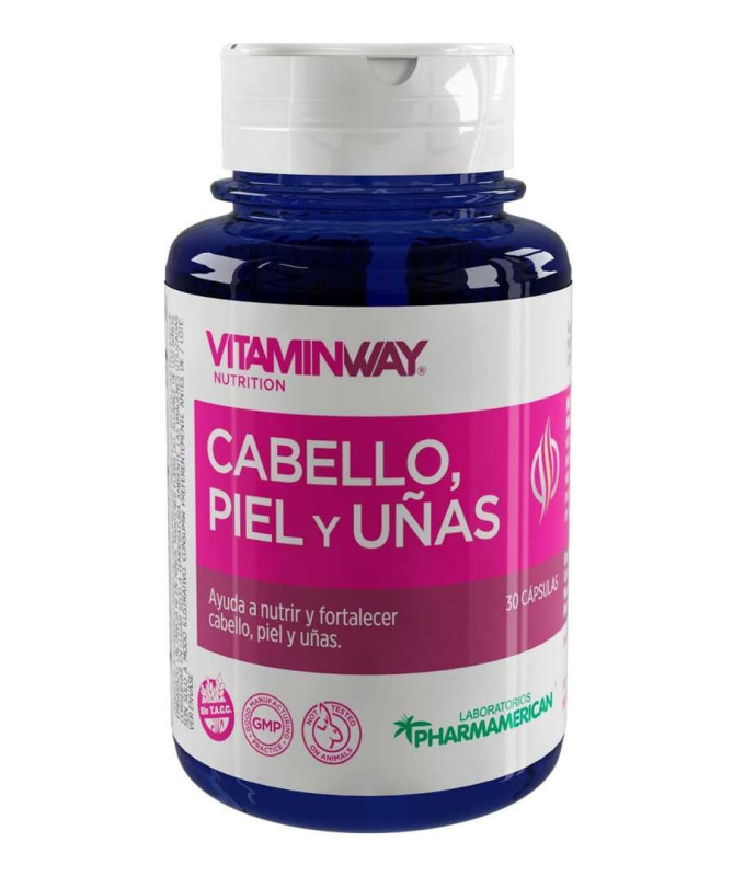 CABELLO PIEL Y UNAS 30 COMP – foto del producto vit ácido estabilizante CABELLO PIEL Y UNAS 30 COMP – foto del producto vit ácido estabilizante