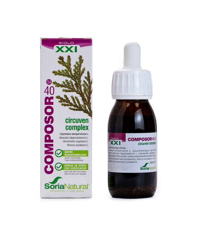 COMPOSOR 40 CIRCUVEN COMPLEX XXI 50ML – foto del producto extracto fluido hamamelis