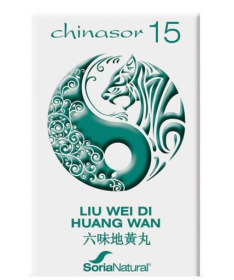 CHINASOR 15 LIU WEI DI HUANG WAN 30COMP – foto del producto extracto seco estabilizante