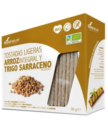 TOSTADAS DE ARROZ INTEGRAL Y TRIGO SARRACENO 95GR – foto del producto integral arroz harina