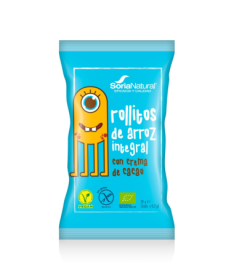 ROLLITOS ARROZ INTEGRAL CON CREMA DE CACAO 4X3UDS – foto del producto integral cacao arroz
