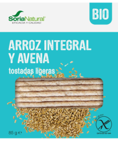 TOSTADAS DE ARROZ INTEGRAL Y AVENA 85 GR BIO SG – foto del producto arroz integral avena