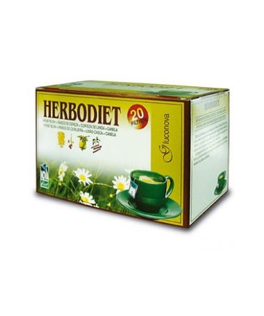 HERBODIET INF GLUCONOVA 20FILTROS – foto del producto 15% limón corteza