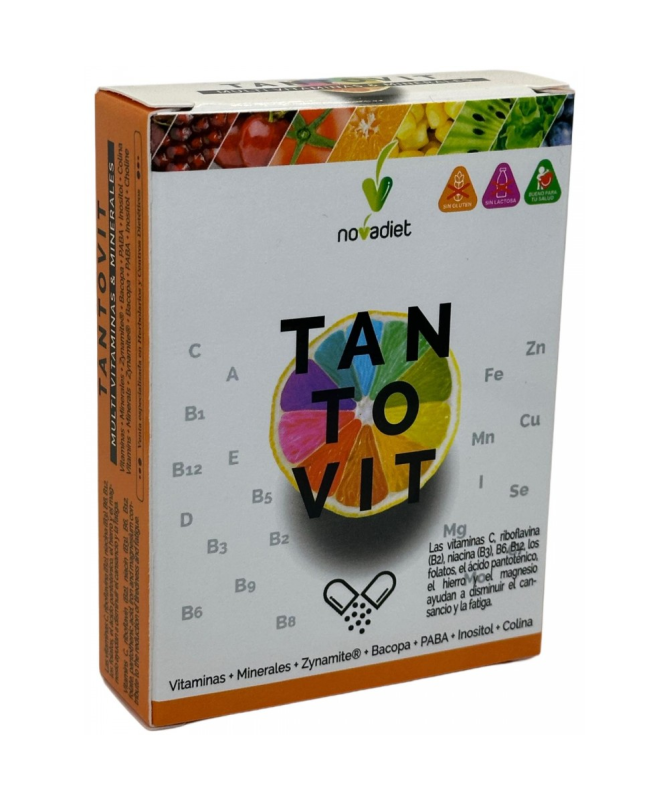TANTOVIT 30COMP – foto del producto vitamina magnesio ácido