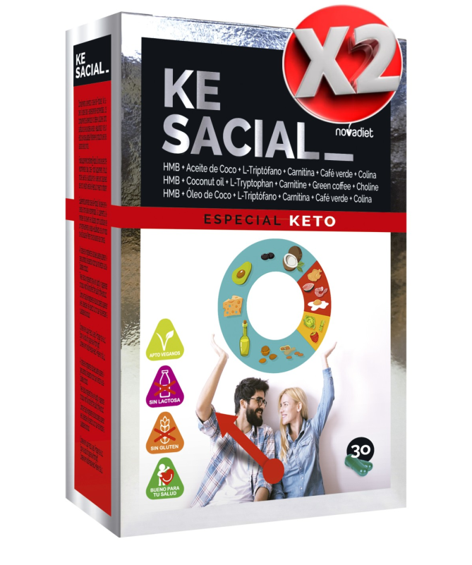 KESACIAL 30CAP NOVADIET – foto del producto colina aporte carnitina