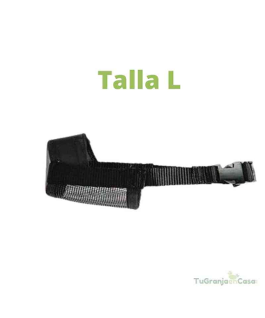 BOZAL NYLON NEGRO TALLA L – foto del producto nylon bozal negro