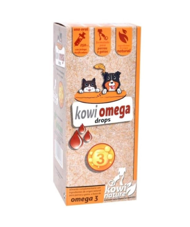 KOWI OMEGA 3 PERROS Y GATOS 250ML – foto del producto omega kowi perros