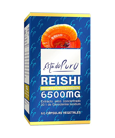 REISHI 6500MG 60CAP ESTADO PURO – foto del producto reishi cápsula 6500mg