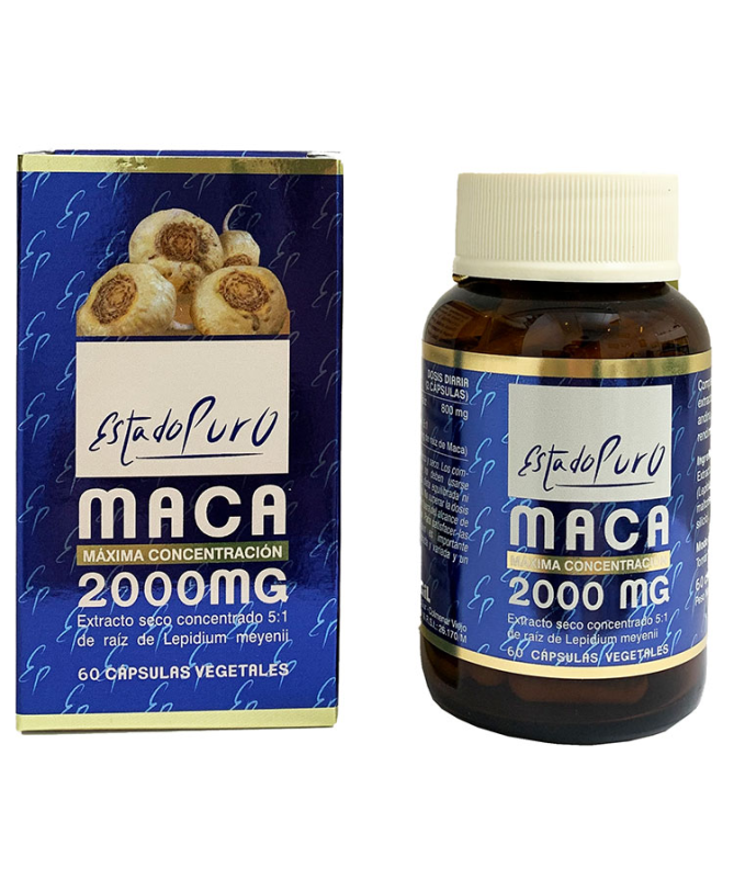 MACA 60CAP ESTADO PURO – foto del producto maca cápsula raíz
