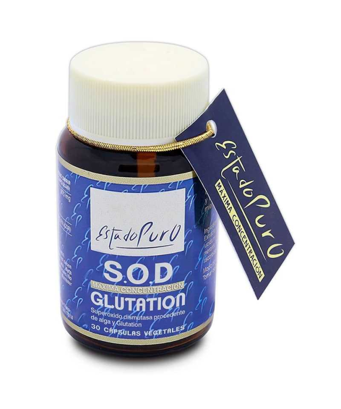 SOD GLUTATION 30CAP ESTADO PURO – foto del producto sod glutation cápsula