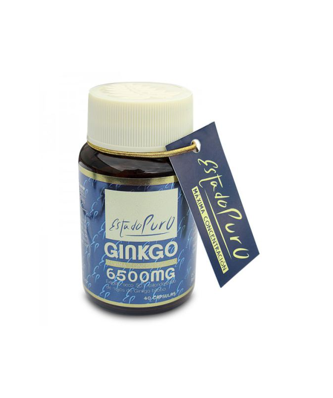 GINKGO 6500MG 40CAP ESTADO PURO – foto del producto ginkgo cápsula hojas GINKGO 6500MG 40CAP ESTADO PURO – foto del producto ginkgo cápsula hojas
