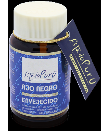 AJO NEGRO ENVEJECIDO 40CAP ESTADO PURO – foto del producto ajo negro envejecido