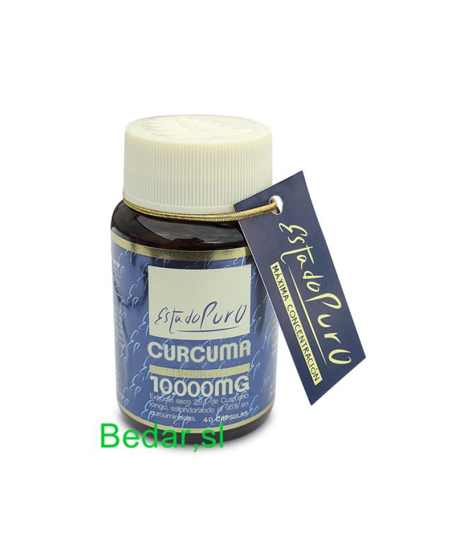 CURCUMA 10 000MG 40CAP ESTADO PURO – foto del producto curcuma extracto seco CURCUMA 10 000MG 40CAP ESTADO PURO – foto del producto curcuma extracto seco