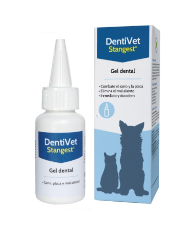 DENTIVET GEL DENTAL PERROS Y GATOS 50ML – foto del producto sodio dentivet gel
