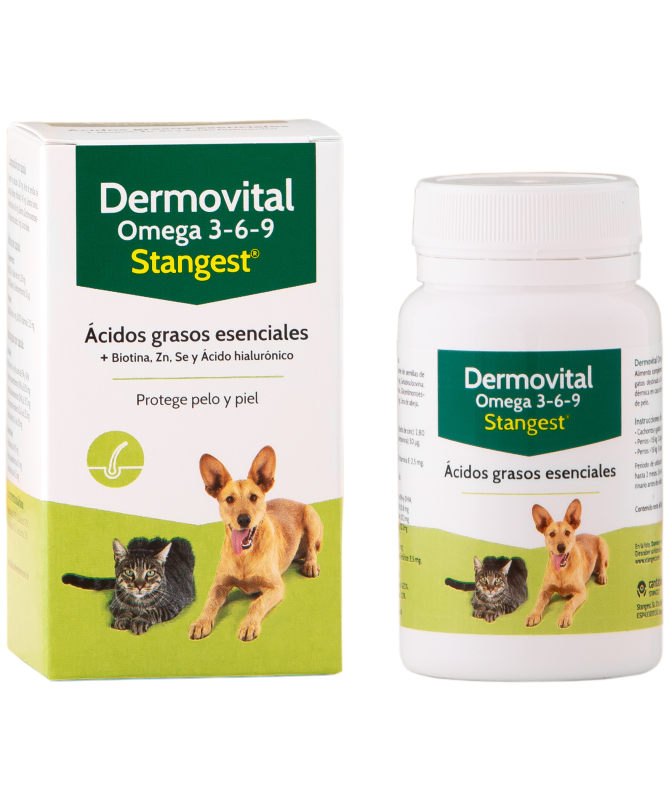 DERMOVITAL OMEGA 3 6 9 PERROS Y GATOS 60CAP – foto del producto ácido aceite cápsula DERMOVITAL OMEGA 3 6 9 PERROS Y GATOS 60CAP – foto del producto ácido aceite cápsula