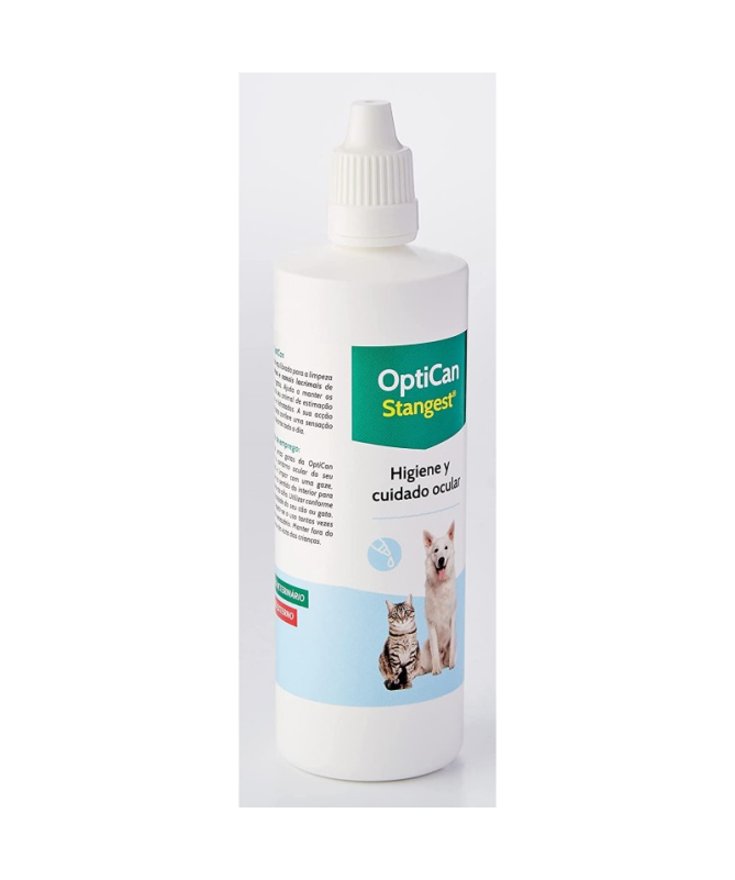 OPTICAN LIMPIADOR OJOS PERROS Y GATOS 125 ML – foto del producto optican limpiador ojos