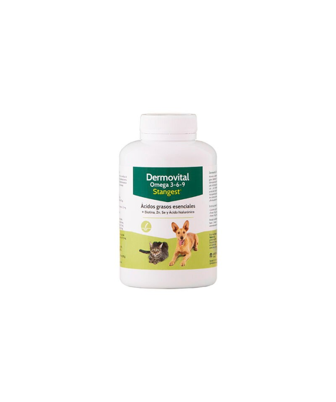 DERMOVITAL OMEGA 3 6 9 PERROS Y GATOS 300CAP – foto del producto ácido aceite cápsula DERMOVITAL OMEGA 3 6 9 PERROS Y GATOS 300CAP – foto del producto ácido aceite cápsula