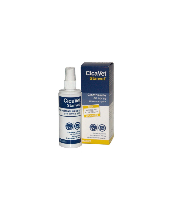 CICAVET CICATRIZANTE PERROS Y GATOS SPRAY 500ML – foto del producto extracto aceite esencial CICAVET CICATRIZANTE PERROS Y GATOS SPRAY 500ML – foto del producto extracto aceite esencial