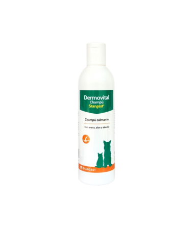 CHAMPU DERMOVITAL PERROS Y GATOS 250ML – foto del producto extracto champu dermovital