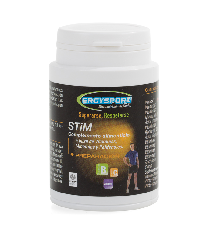 ERGYSPORT STIM 60CAP – foto del producto vitamina extracto origen ERGYSPORT STIM 60CAP – foto del producto vitamina extracto origen
