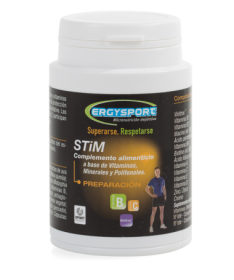 ERGYSPORT STIM 60CAP – foto del producto vitamina extracto origen