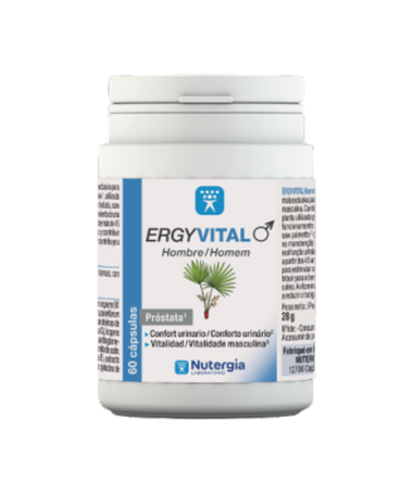 ERGYVITAL HOMBRE 60CAP – foto del producto vitamina saw palmetto