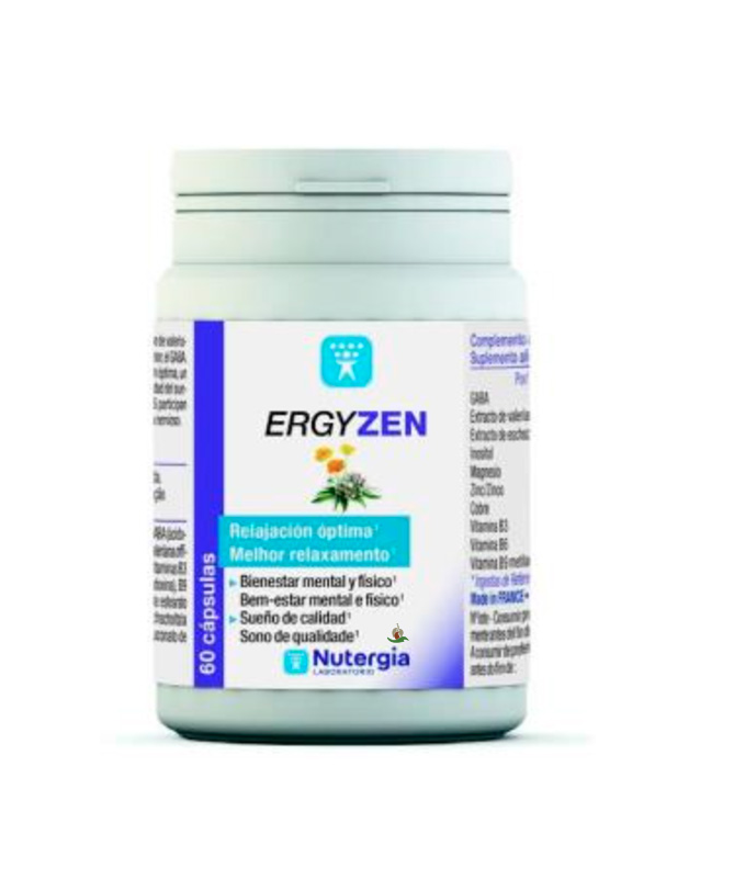 ERGYZEN 60CAP – foto del producto magnesio valeriana vitamina