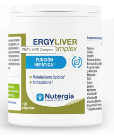 ERGYLIVER 120CAP – foto del producto vitamina extracto magnesio