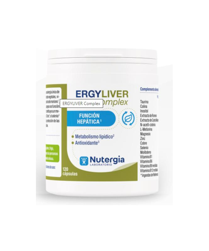 ERGYLIVER 120CAP – foto del producto vitamina extracto magnesio