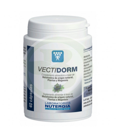 VECTI DORM 40CAP NUTERGIA – foto del producto polvo eschscholtzia magnesio