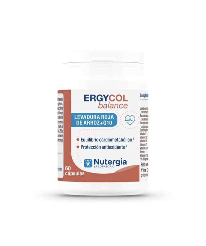 ERGYCOL BALANCE 60CAP – foto del producto vitamina extracto arroz ERGYCOL BALANCE 60CAP – foto del producto vitamina extracto arroz