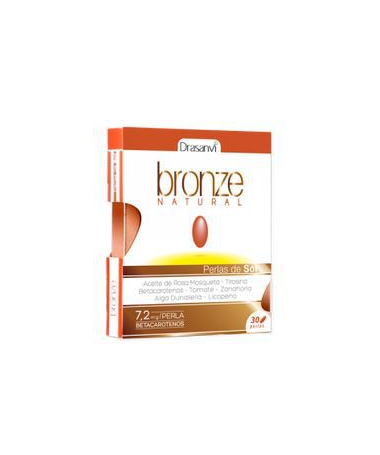 BRONZE NATURAL 30PERLAS – foto del producto forma vitamina aceite