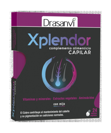 XPLENDOR CAPILAR 24CAP – foto del producto forma vitamina aporte