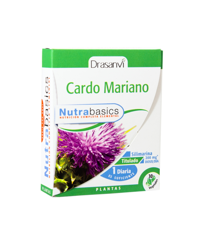 NUTRABASICS CARDO MARIANO 30CAPS – foto del producto agente cardo mariano