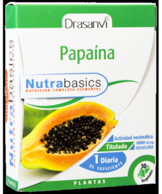 NUTRABASICS PAPAINA 30CAPS – foto del producto nutrabasics papaina 30caps