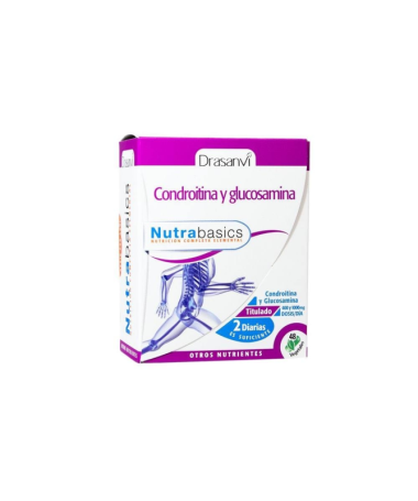NUTRABASICS CONDROITINA GLUCOSAMINA 48CAPS – foto del producto condroitina glucosamina contiene