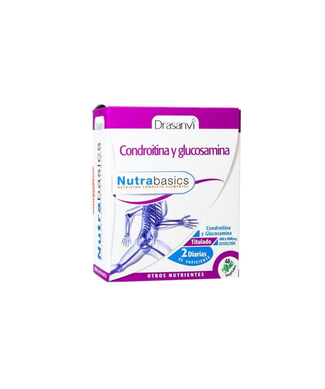 NUTRABASICS CONDROITINA GLUCOSAMINA 48CAPS – foto del producto condroitina glucosamina contiene NUTRABASICS CONDROITINA GLUCOSAMINA 48CAPS – foto del producto condroitina glucosamina contiene