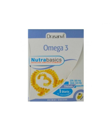 NUTRABASICS OMEGA 3 48PERLAS – foto del producto pescado nutrabasics omega