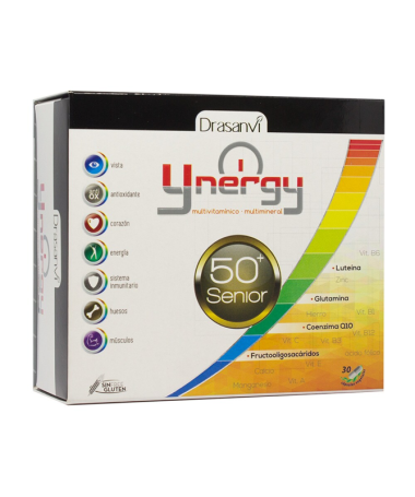 YNERGY SENIOR 36CAP – foto del producto forma vitamina calcio