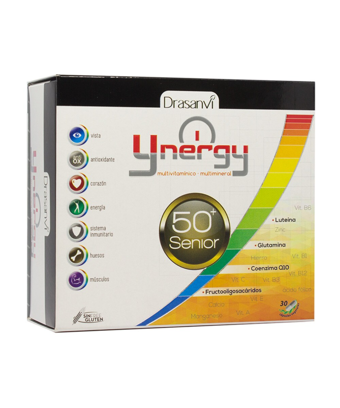 YNERGY SENIOR 36CAP – foto del producto forma vitamina calcio
