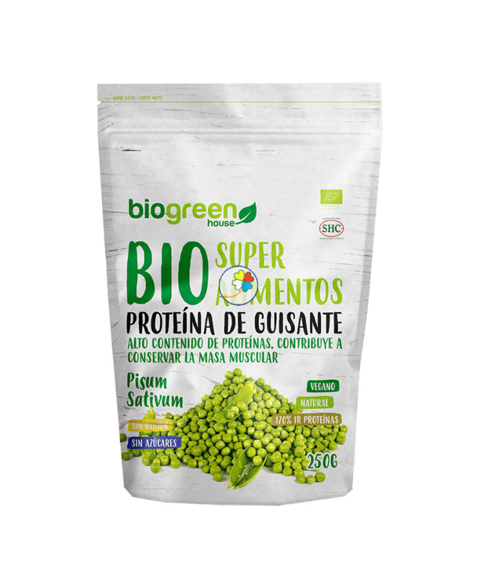PROTEINA DE GUISANTE SUPERALIMENTOS BIO 200GR – foto del producto guisante bio proteina PROTEINA DE GUISANTE SUPERALIMENTOS BIO 200GR – foto del producto guisante bio proteina