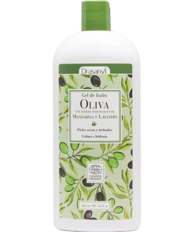 GEL DE BA O ACEITE DE OLIVA 500ML ECOCERT – foto del producto acid ecocert leaf