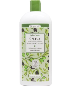 GEL DE BA O ACEITE DE OLIVA 500ML ECOCERT – foto del producto acid ecocert leaf