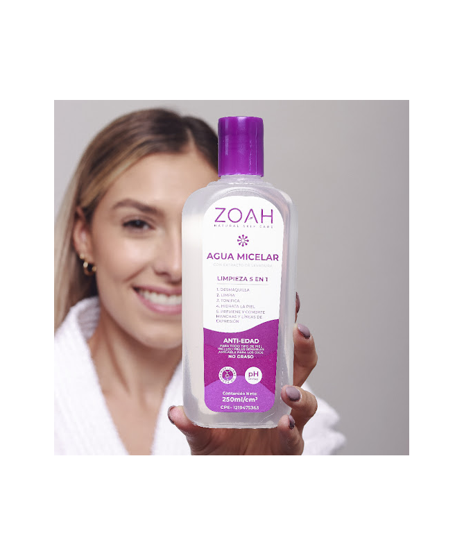AGUA MICELAR 250ML – foto del producto sodium extract agua