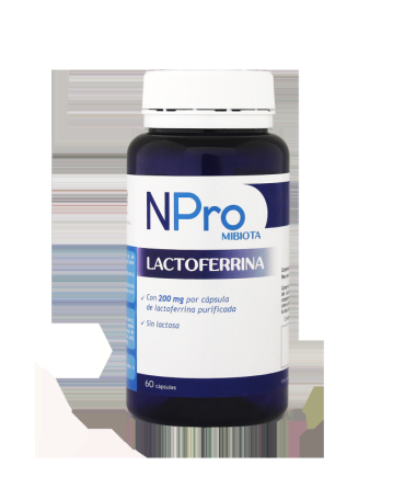 NPRO LACTOFERRINA 60CAP – foto del producto lactoferrina cápsula npro