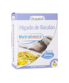 NUTRABASICS HIGADO DE BACALAO 90PERLAS – foto del producto bacalao nutrabasics higado